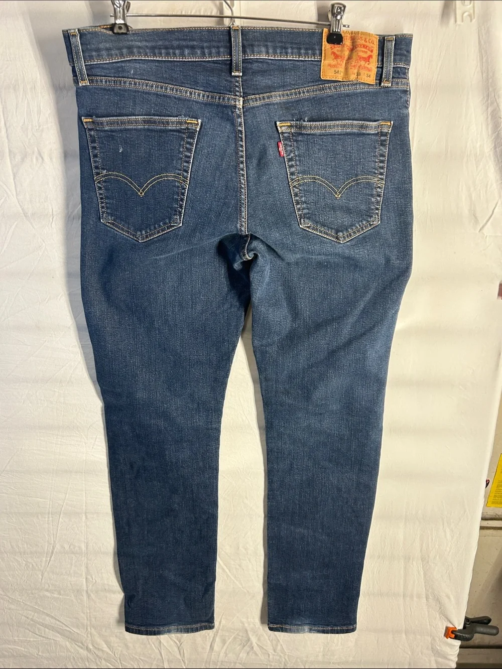 Levi's Slim Straight Dark Blue Denim Jeans